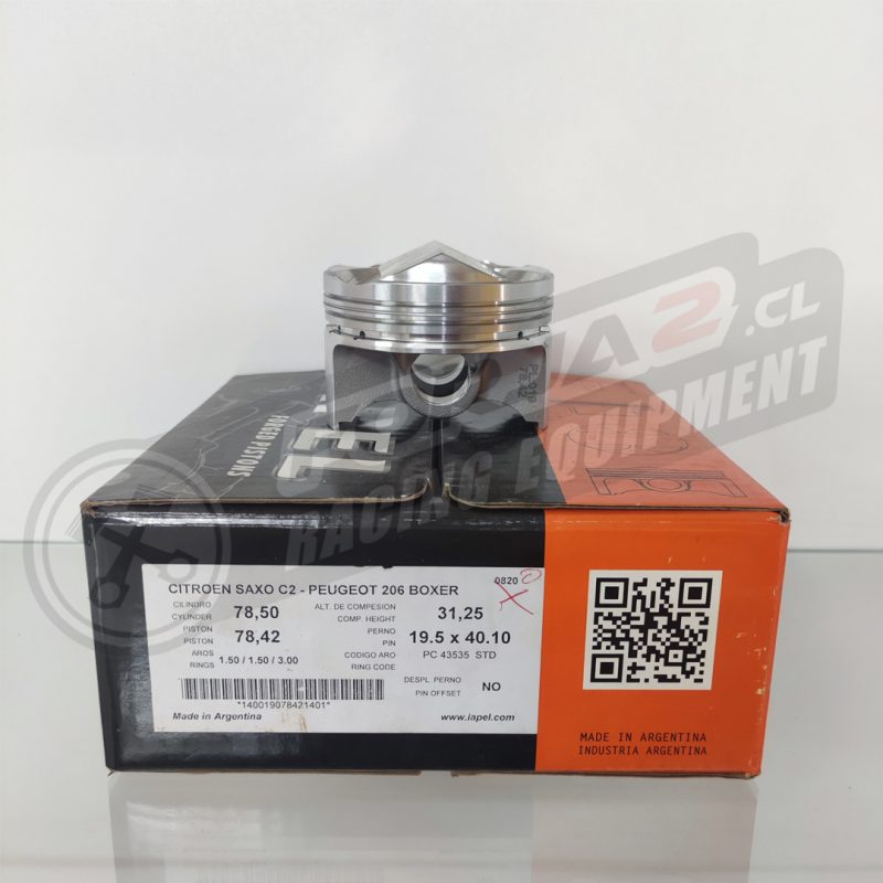 Pistones Forjados Iapel PSA 1.6 HighCompression 78.5mm