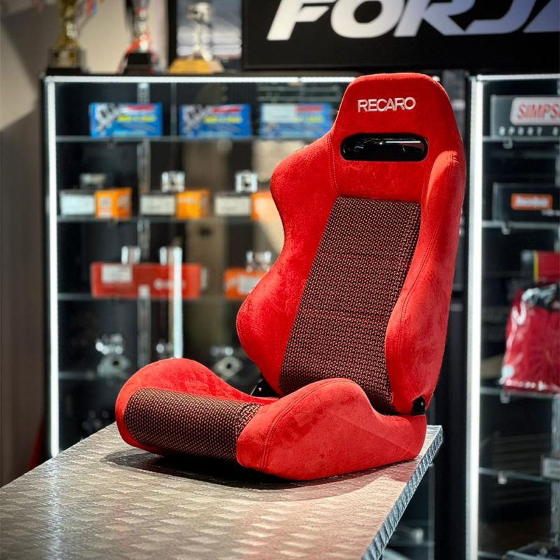 Butaca reclinable Recaro roja